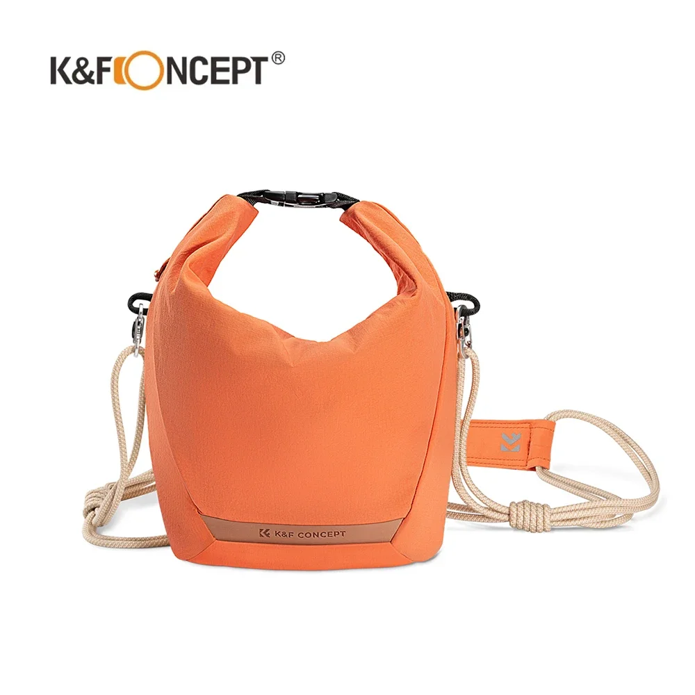 K&F Concept Camera Shoulder Bag, Adjustable Strap, Diagonal Bag, Multi-Functional, Waterproof, Photography Accessory Bag, 5L