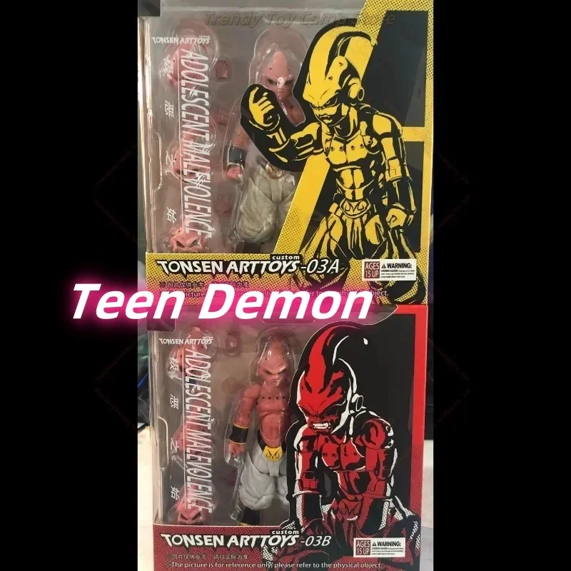 【متوفر】 ألعاب شخصيات الحركة Dragon M Ball Tonsenarttoys Tangsen Mouth Majin Kid Buu Shf Buu