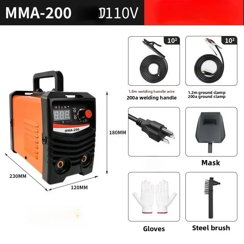 Smooth Weld MMA-250 Weld Machine 220V Small 110 Manual Spot Purpose Metal Welding Power Factor Kw 0.73 Electric Welding Machine