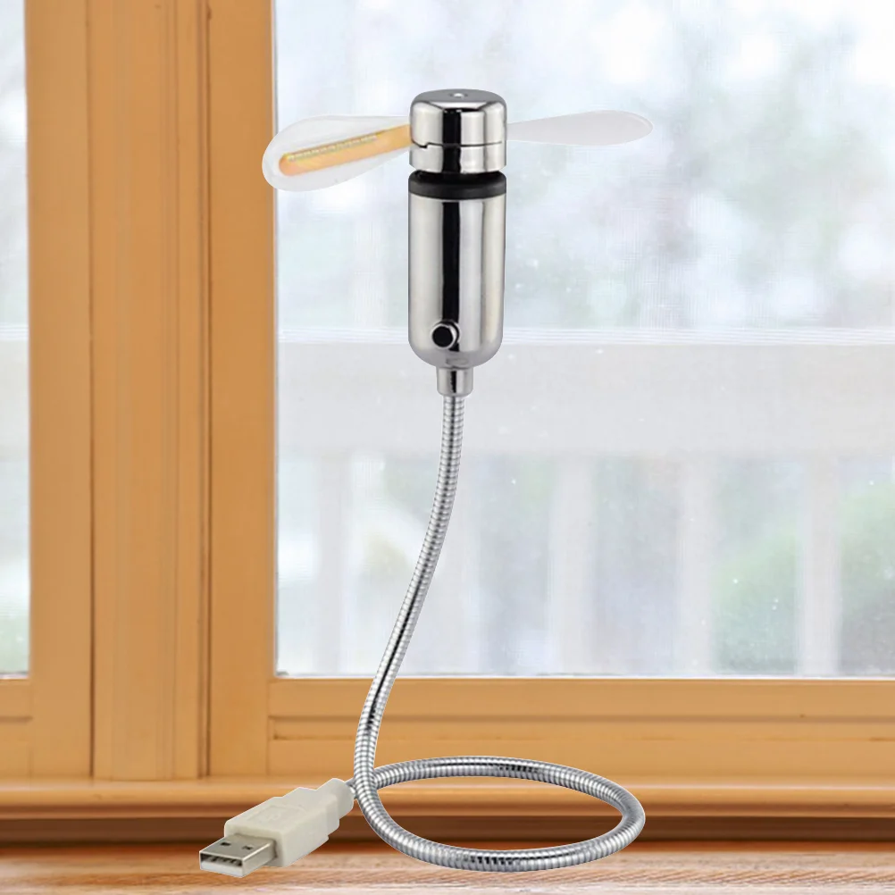 

Flexible Mini USB Powered Fan For PC Computer Laptop Tablet Flexible Gooseneck Air Blower Portable Flexible Desk Fan for Home Of
