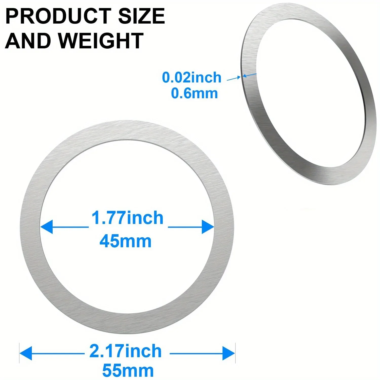 10PCS für Magsafe Magnetische Platte Ring Universal Aufkleber Unterstützung Drahtlose Ladegerät Metall Platte Blatt für iPhone Samsung Xiaomi – Detail 3