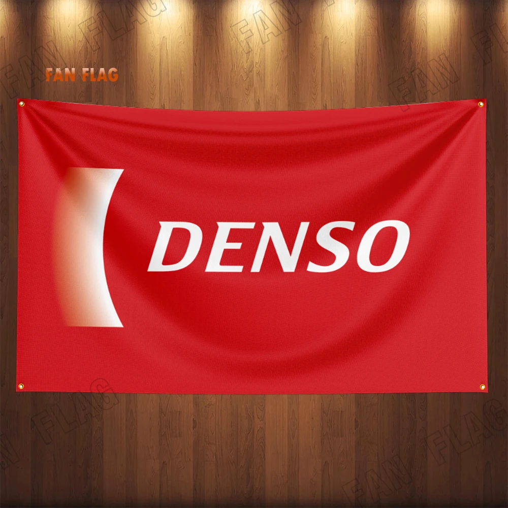 3x5Ft Densos Auto Parts Flag Car Truck Parts Accessories Banner Garage Outdoor Decoration Tapestry Poster Racing