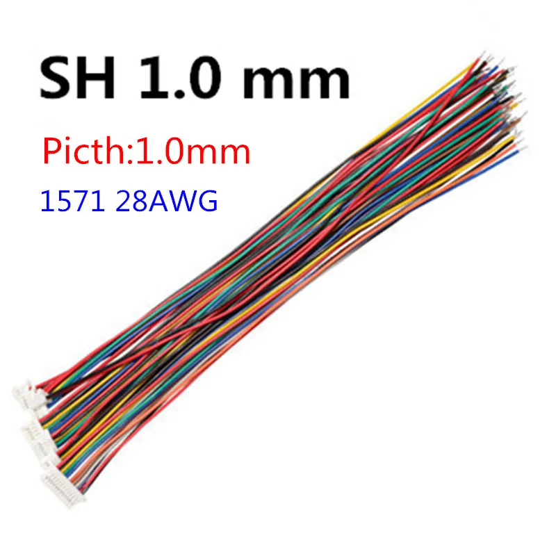 10PCS 1,0 1,25 1,5 2,0 2,54 SH/JST/ZH/PH/XH 1,0 MM 1,25 MM 1,5 MM 2,0 MM 2,54 MM 2PIN/3/4/5/6/7/10P Weibliche Stecker Stecker Mit Draht – Detail 3