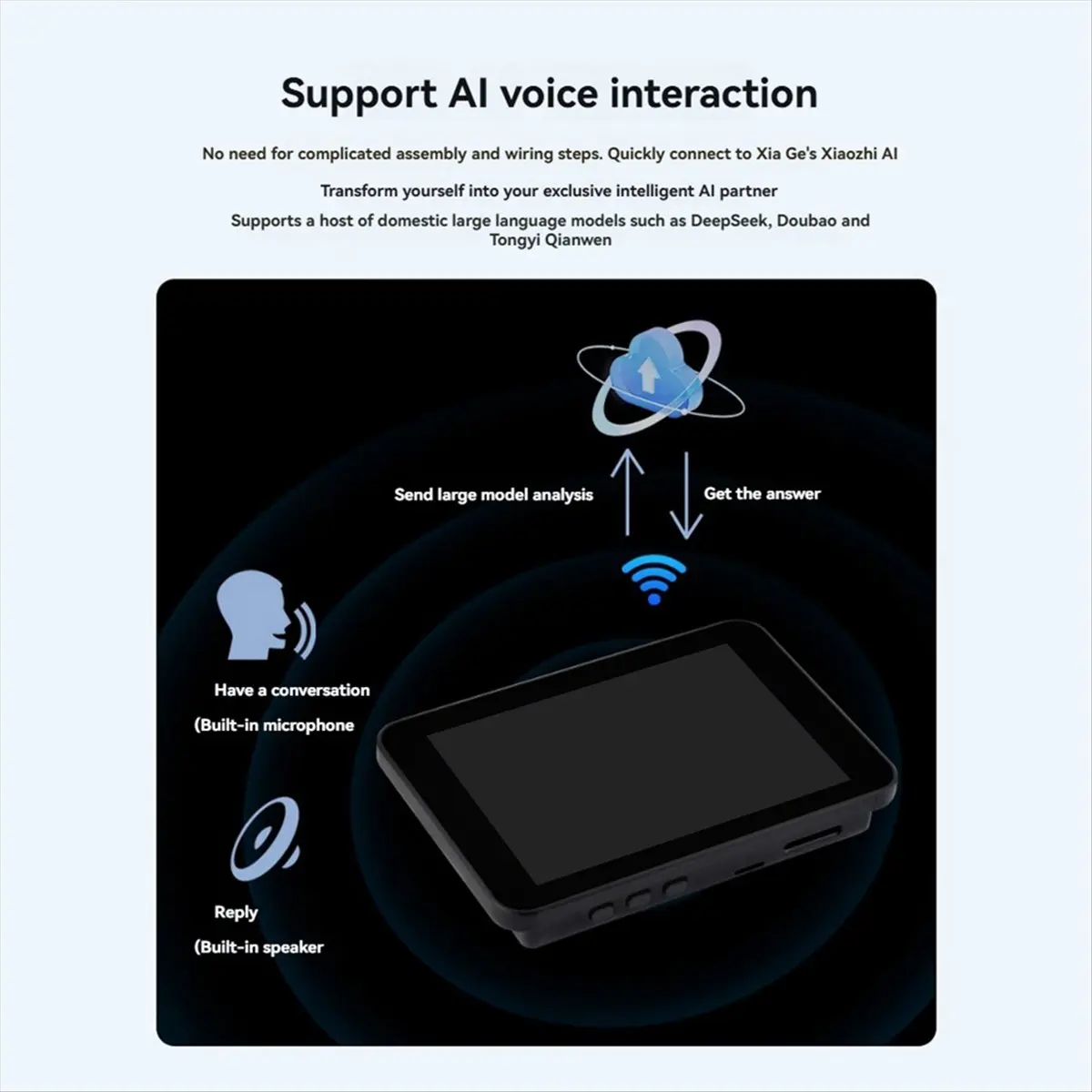 N05R - Development Board 3.5inch LCD Touch Display with Case Wi-Fi 2.4G+BLE 5 Support AI XiaoZhi