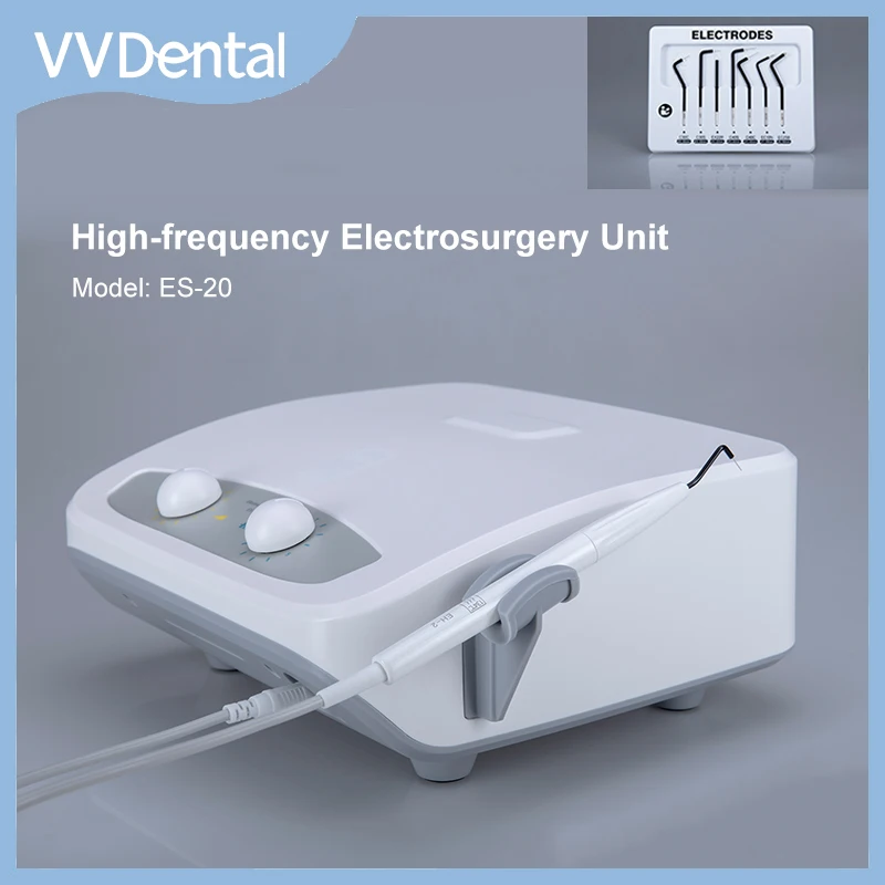 VV Dental ElectroSurgery Unit High Frequency Electricity Knife Dentisty Electric Surgical Scalpel Unit  System with 7 Electrodes