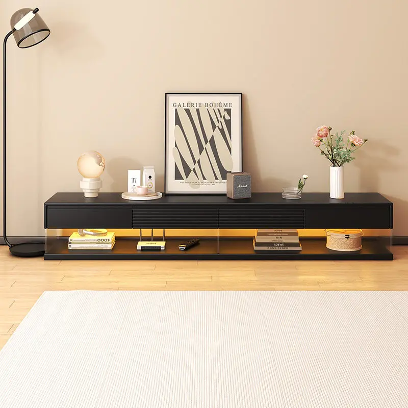 Natural Modren Led Tv Stand Decoration Drawers Modern Italian Tv Cabinet Living Room Bauhaus Mueble Televisor Home Furniture