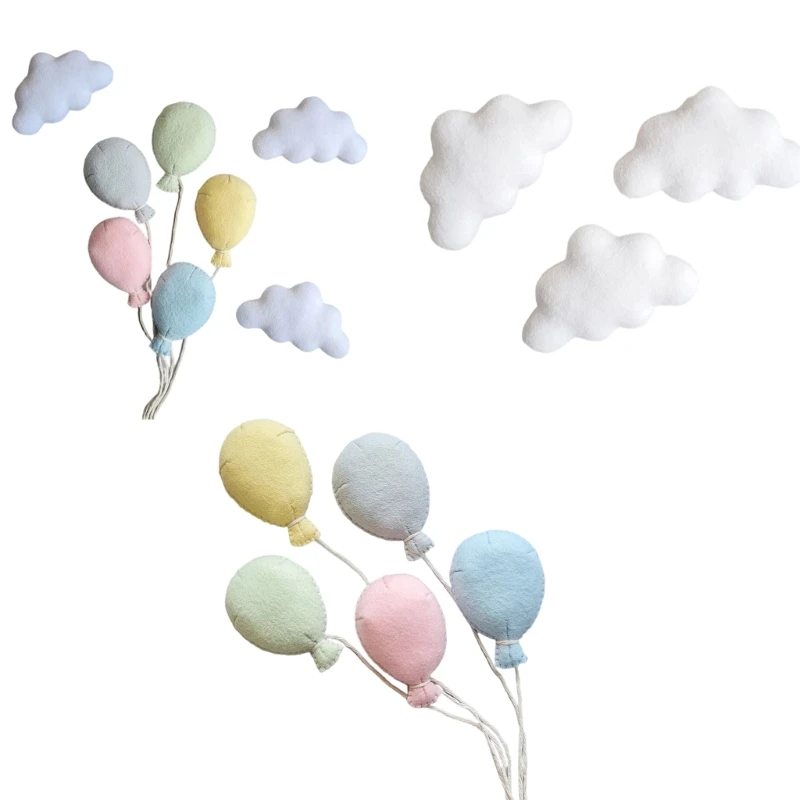 

Baby Photography Props Felt Cloud/Balloon Photo Background Props Newborn Photostudio Backdrop Posing Props Accessories