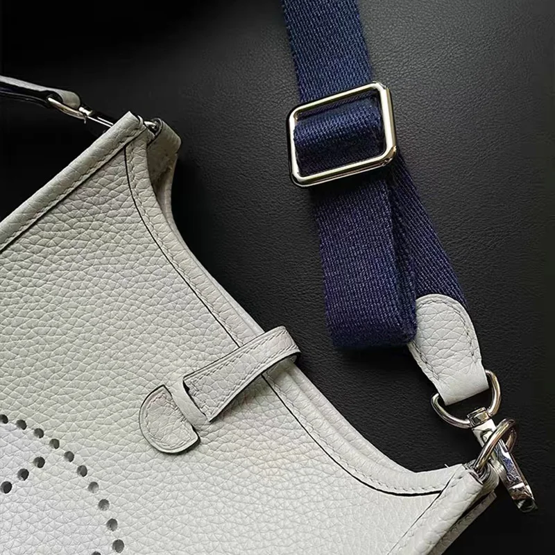 

Пружинная застежка-пряжка для модификации плечевого ремня сумки Mini Evelyn, длинный и короткий ремень для ношения через плечо.