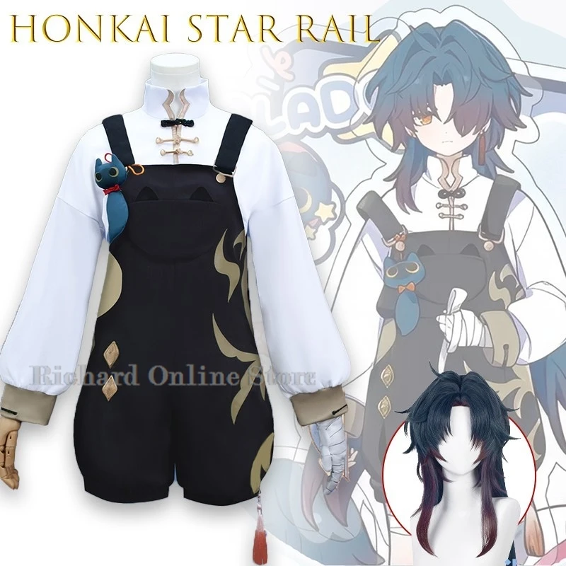 

Halloween Dress up ‌‌‌AHonkai Star Rail blade Dormitory Full Set Cosplay Costume Anime Game Character Outfit disfraz adulto