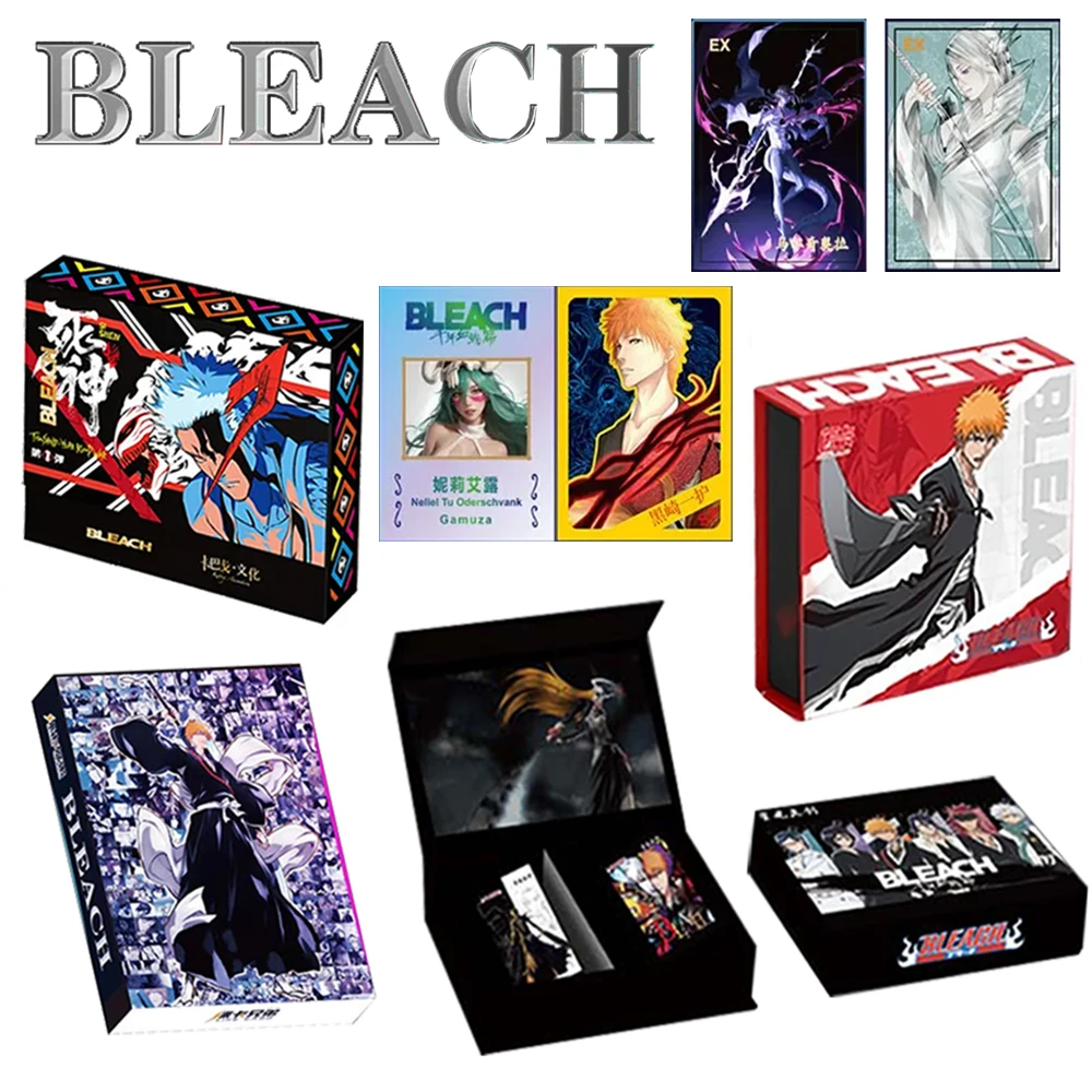 Japanese Anime Bleach Collection Card Characters Limited Rare EX Flash Card Games Card Collection Cards Kids Xmas Toys Gift