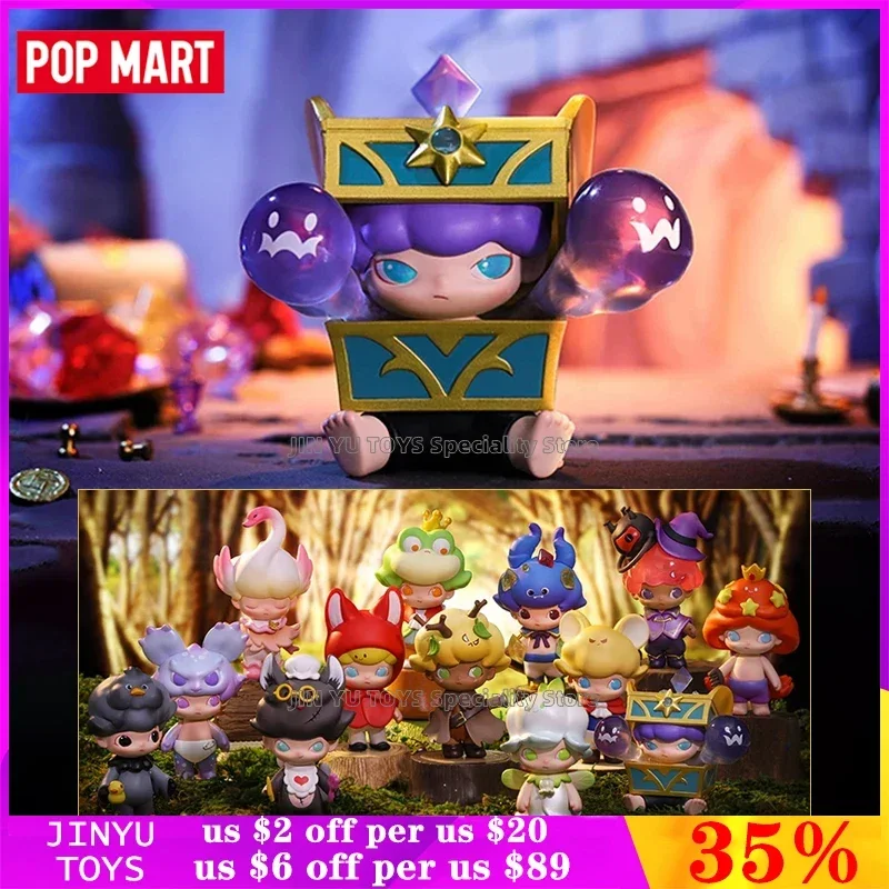 

POP MART Dimoo Fairy Tale Series Blind Box Confirm Style Kawaii Action Anime Figure Cute Birthday Gift Children Toys Collectible