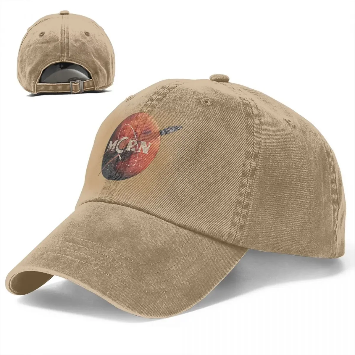 Washed Men's Baseball Cap MCRN Badge Trucker Snapback Cowboy Caps Dad Hat The Expanse Golf Hats