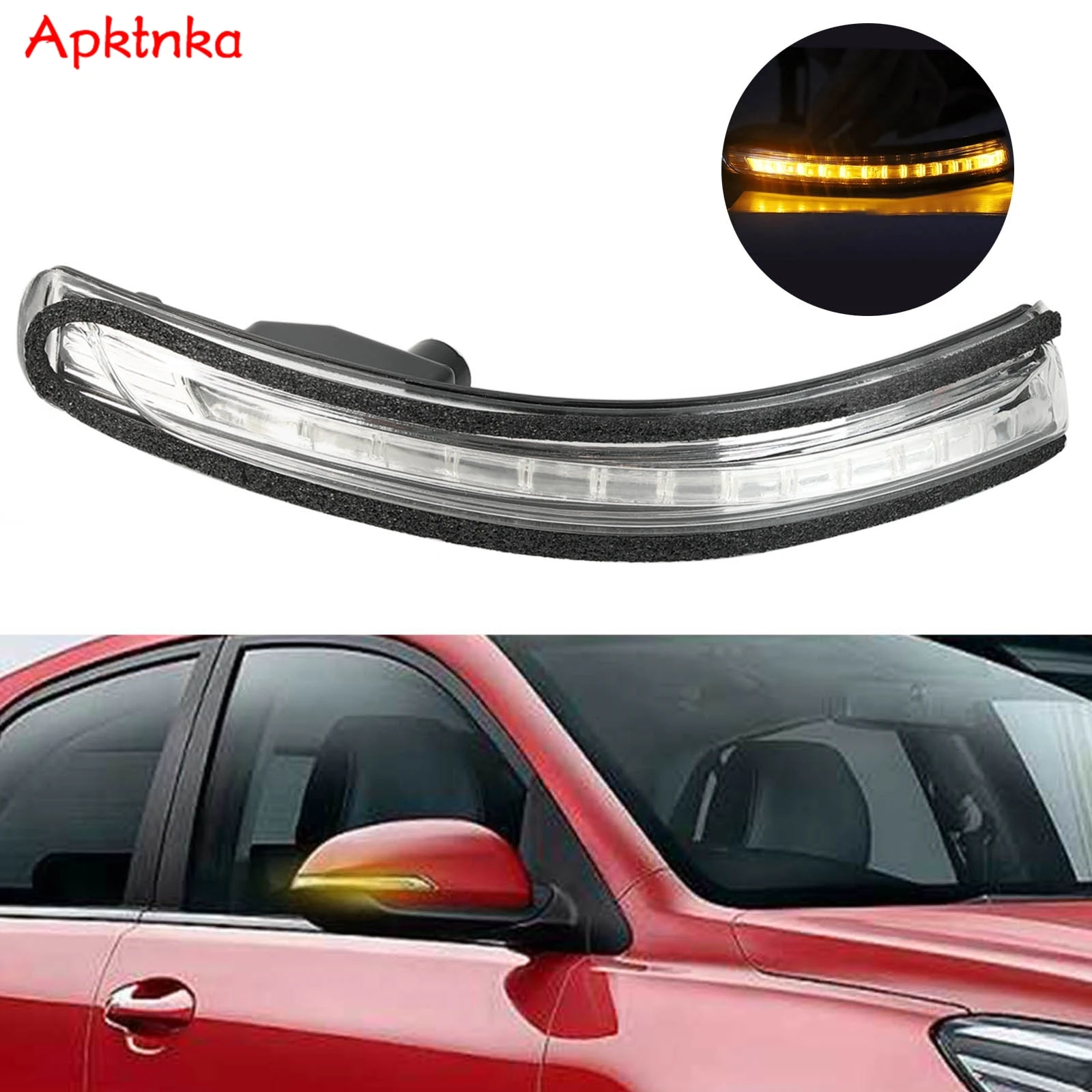 

12v LED Side Marker Lamp Car Side Mirror Lamp For Kia Rio Mk3 Sport 2012-16 2013 2015 Accessories Pride 2011~16 2013 2014 Tuning