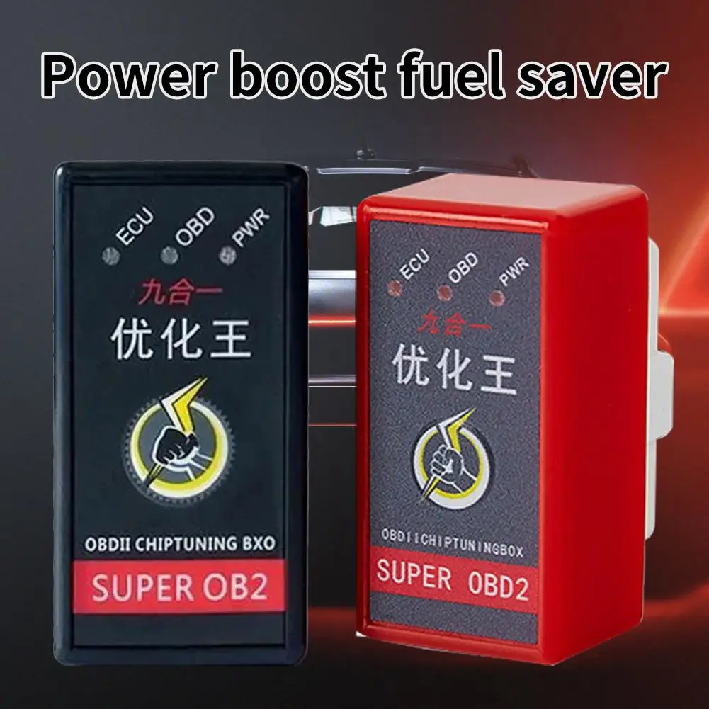 Super OBD2 Nitro OBD EcoOBD2 ECU Chip Tuning Box Plug ECO Optimizes A Thin Power The Of Fuel The With Saver Power Switch M0T7