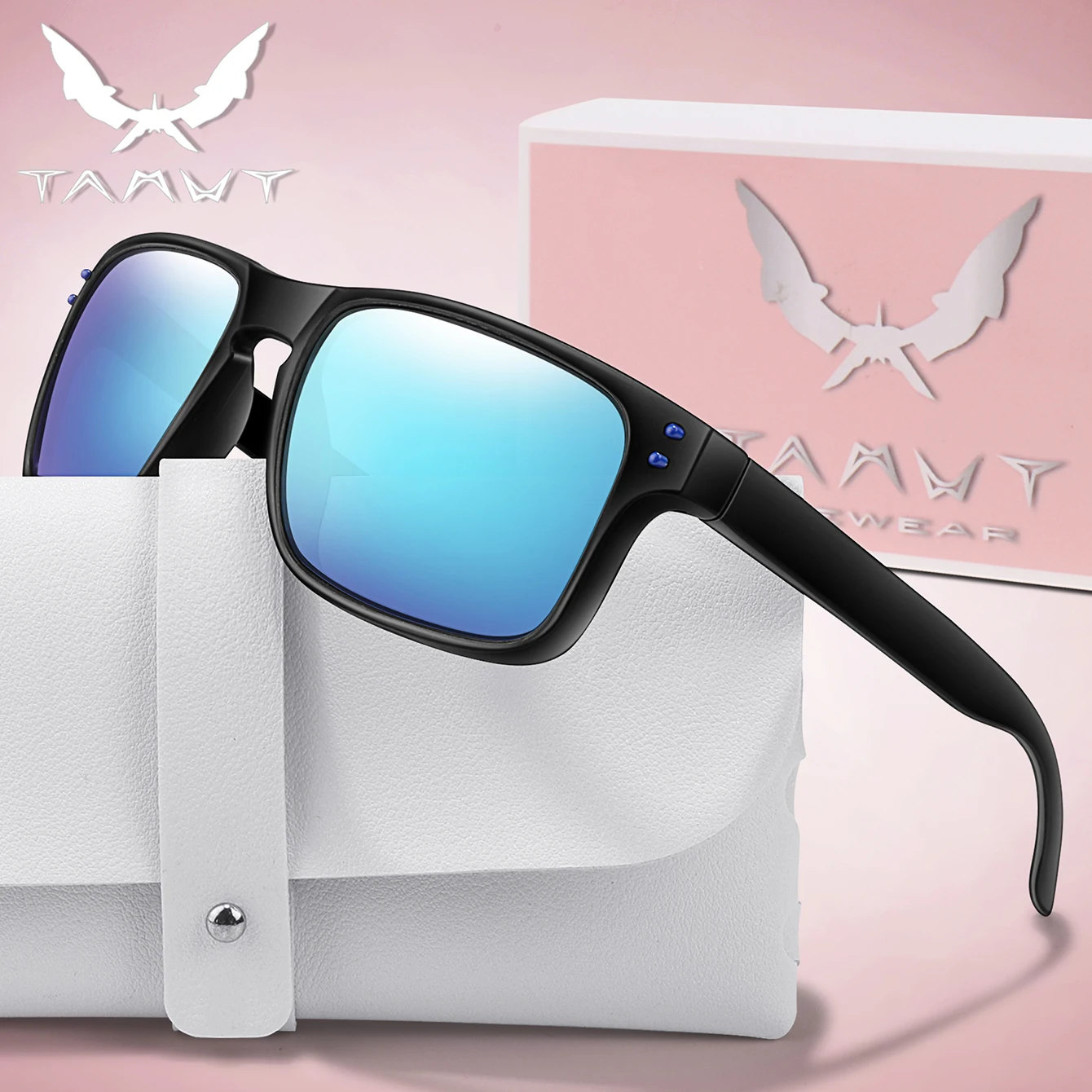 Image of Polarisierte UV400-Angelsonnenbrille für Damen und Herren, Outdoor-Sport, Radfahren, Fahren, Wandern, klassische Schutzbrille mit Box
