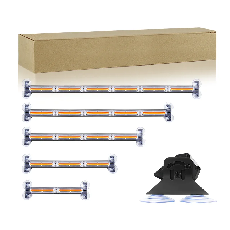 Multi-Color New Car COB Long Bar Signal Light Rod Engineering Net Warning Strobe Light IP67 waterproof support customization