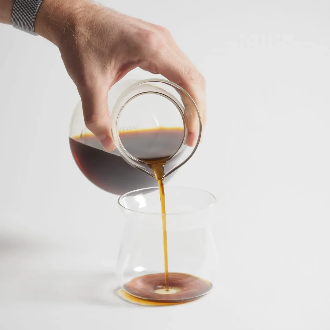 إبريق زجاجي شفاف بسعة 75 مل و275 مل لتقديم القهوة المصبوبة يدويًا، مقاوم للحرارة، بتصميم أوريّة لعشاق القهوة