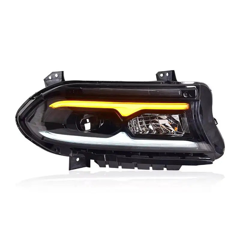 

Фара головного света для Dodge Charger 2015-2020: Светодиодные ДХО, линзованный проектор, динамические аксессуары