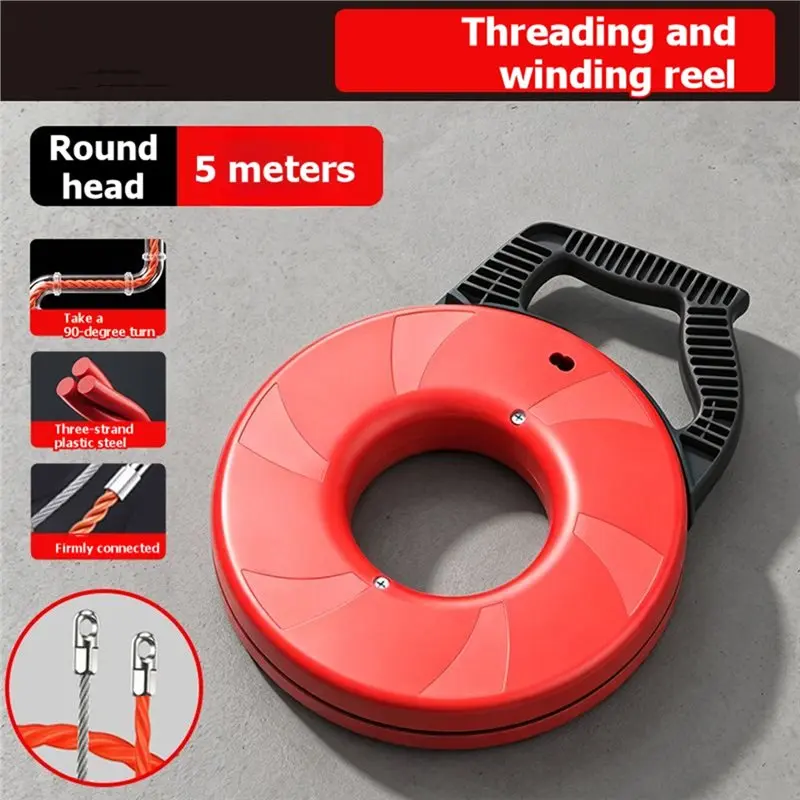 SYW-Electrical Cable Puller Electrical Cable Puller Special Cable Reel For Concealed Wire, Network Cable, Power Cable Puller