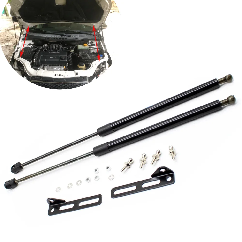 Damper for Chevrolet AVEO Sonic T300 for Holden Barina 2012-2019 Front Hood Bonnet Modify Gas Struts Lift Support Shock Absorber