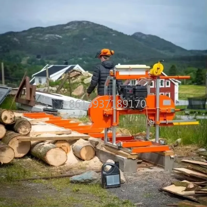 

Портативная ленточная пила Sawmill 2025 года, портативная пила Mil, фрезы Sawmill, горизонтальная ленточная пила, машина для резки багажника дерева Sawmill