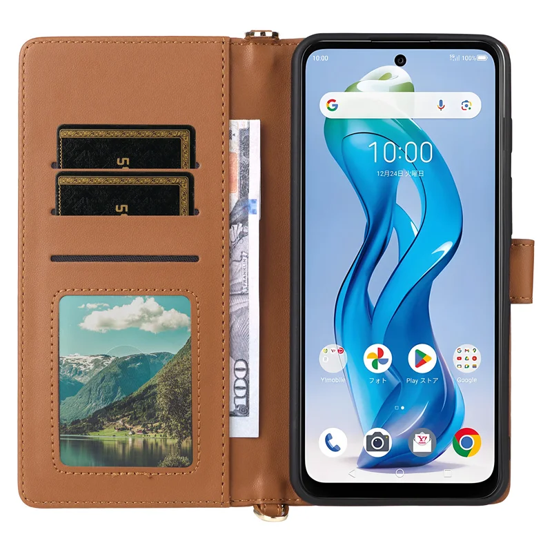

Для ZTE Nubia S 5G A403ZT Crossbody Flip Magnetic Wallet Card Holder Кожаный чехол для телефона ZTE Nubia S 5G Интегрированный чехол