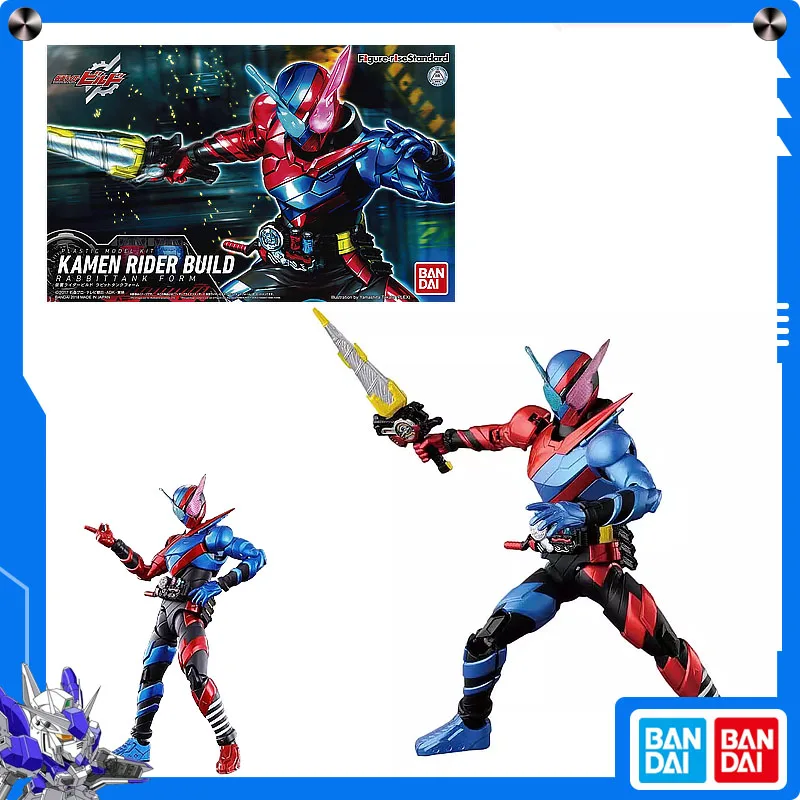 

Bandai Original Kamen Rider Build Rabbit Tank Form Anime Action Figure-rise Standard Figure Assembly Collectible Model Ornaments