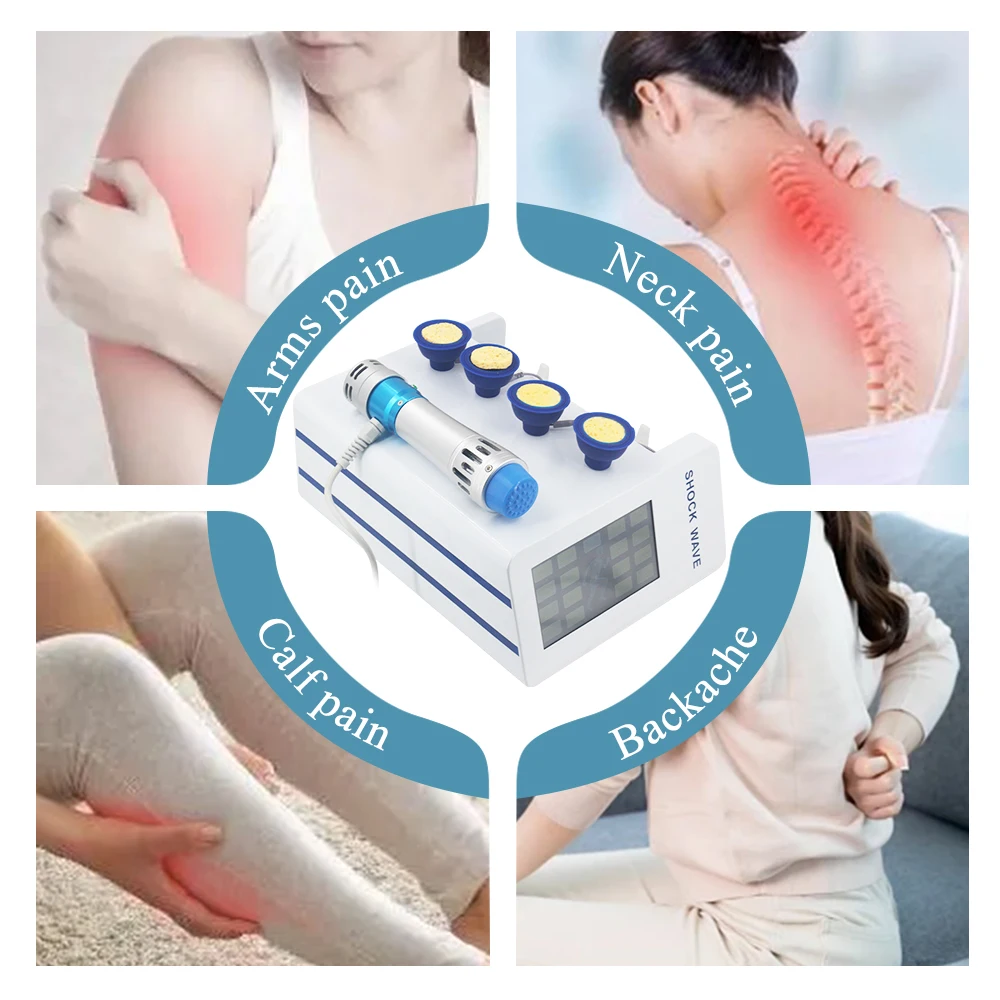Fysiotherapie EMS Shockwave Therapie Machine 300MJ Shockwave Massage Machine Voor ED Behandeling Relief Ledematen Pijn Lichaam Ontspanning