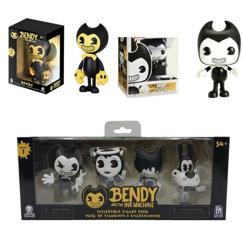 Игрушечная машинка Funko Games Bendy 279 # с чернилами, игрушечная фигурка, гнущаяся и чернильная машинка, колледжа, фигурки для взрослых и детей, подарок на день рождения