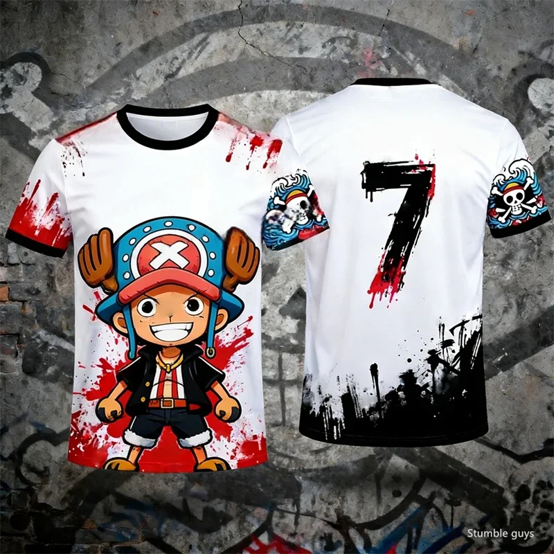 Sommer-Kinder-Einteiler-T-Shirt Brook Musician Jersey Lässiges Atmungsaktives Kurzarm-Shirt für Jungen und Mädchen Spielkleidung Oberteile