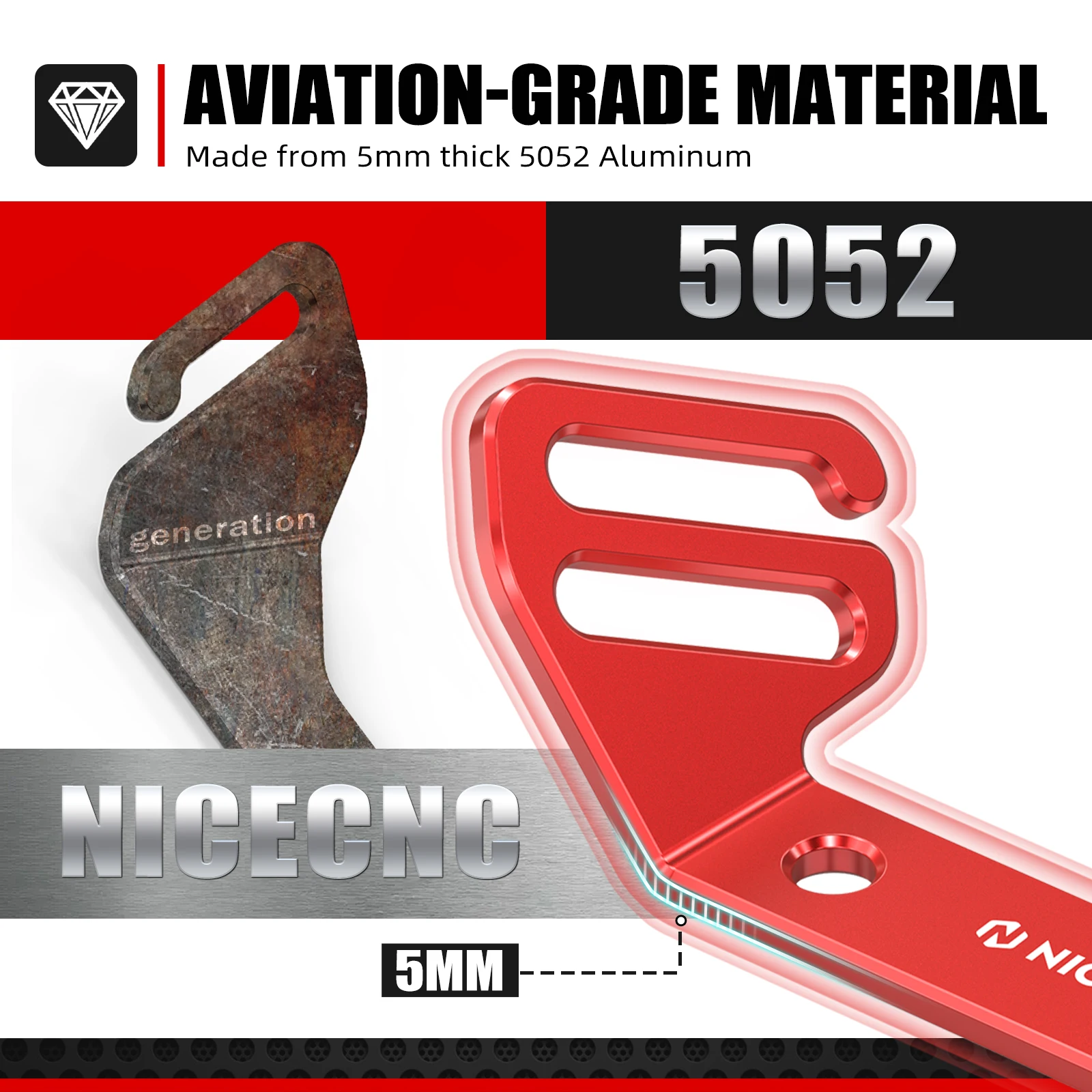 NICECNC для Honda XR650L XR 650L XR 650 L 1993-2025 2024, крепежный кронштейн для багажного ремня, алюминиевые аксессуары для мотоциклов