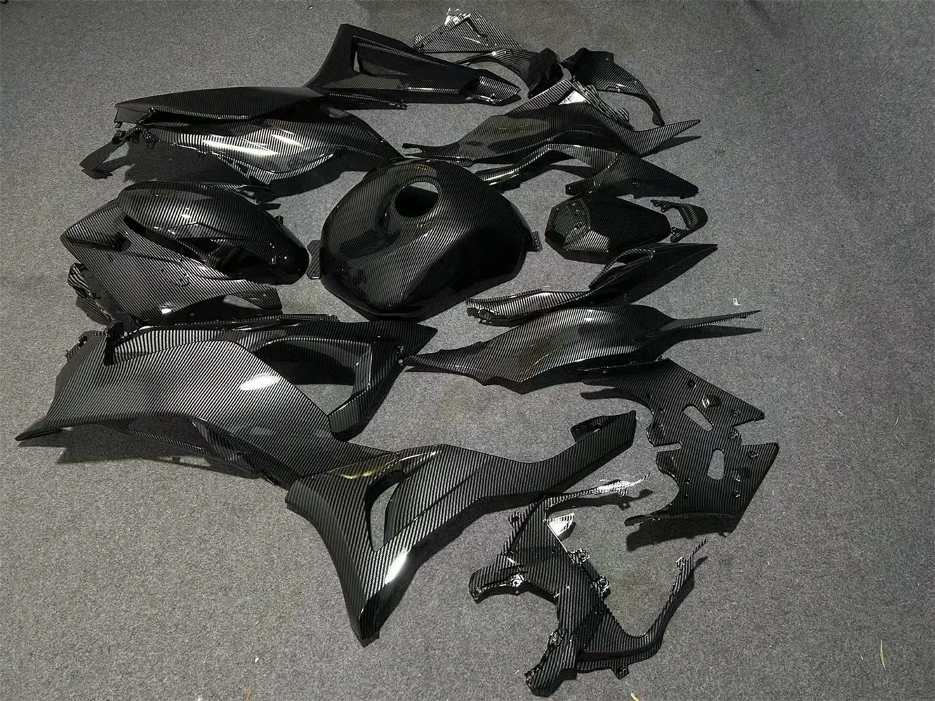 Motorcycle Molding Fairing for ZX6R 636 2024 2025 new Green Gloss Fairings Kit Ninja ZX 6R 24 25 Bodyframe Protective
