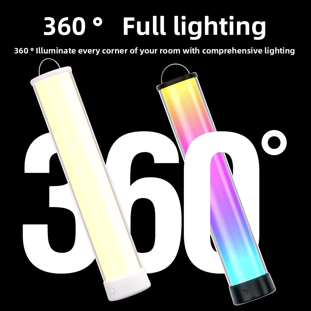 Smart Bluetooth Dimming and Color-Changing 3600mAh Battery Charging Touch Music Atmosphere Bedside Baby Night Light Desk Lamp