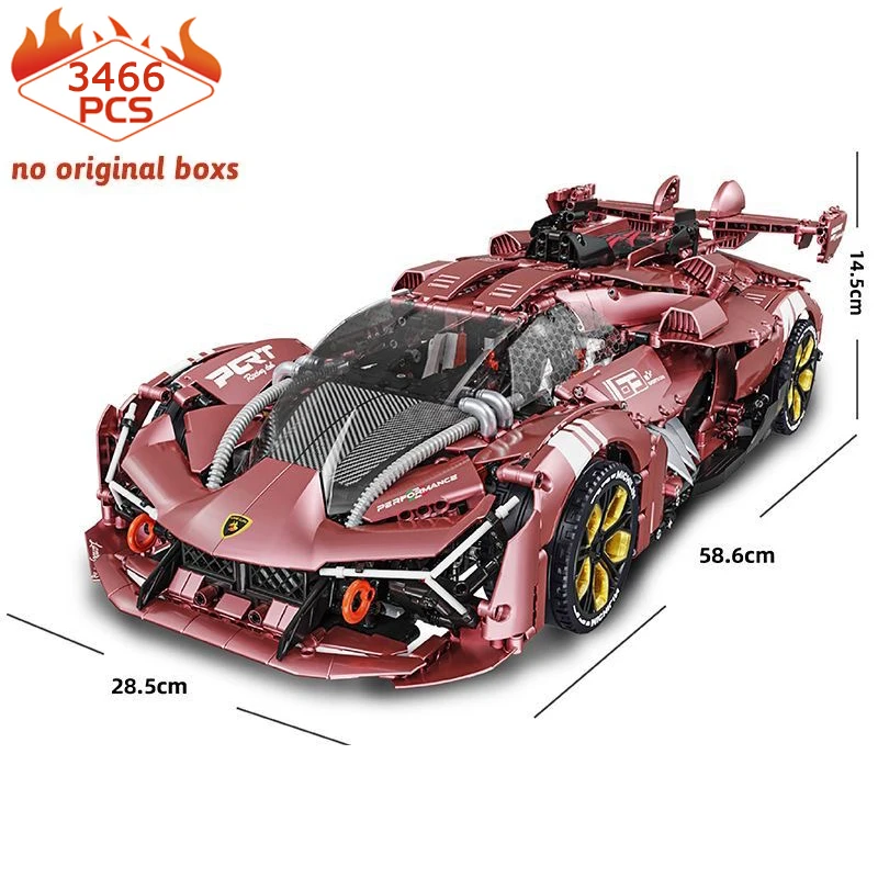 

2026 hot-selling technical sports car building blocks assembly racing car 1:8 car model toy boy children's birthday gift