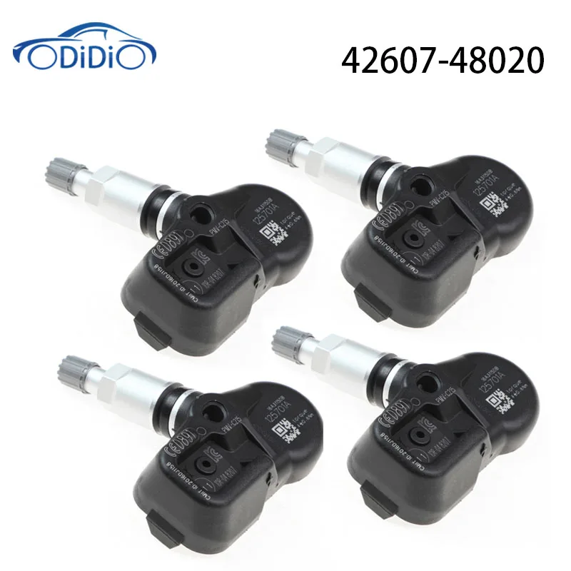 ODiDiO 42607-48020 433MHz Tire Pressure Sensor TPMS 4260748020 ForToyota Camry RAV4 C-HR Land for Lexus LS500h LX570 RX450