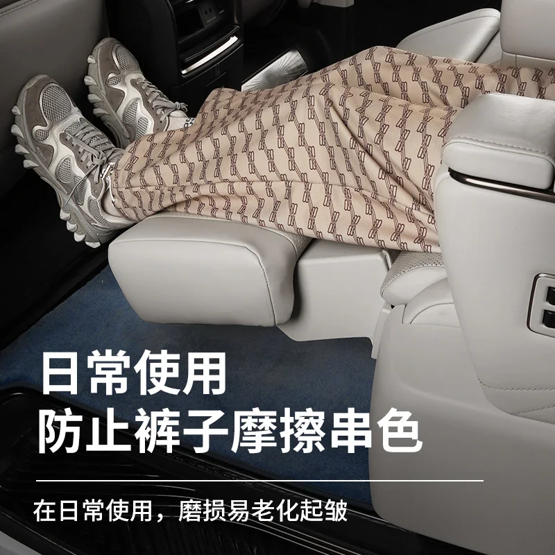 لكزس LM500h LM300 350h 2020-24 الجلود مقعد الساق دعم الغطاء الواقي #4