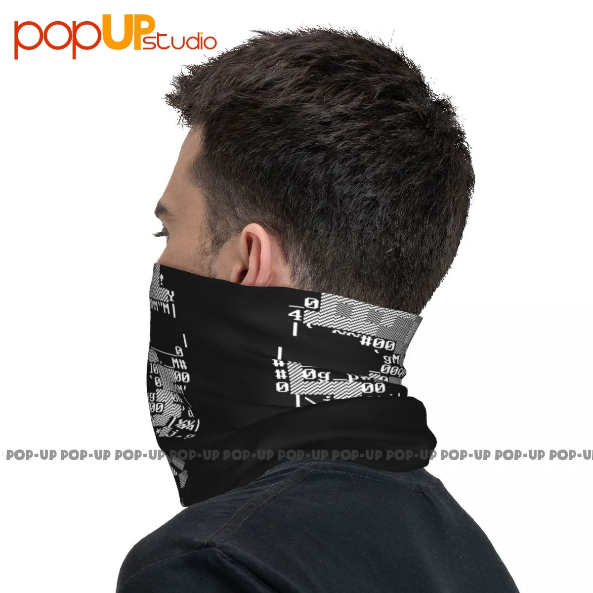 Watch Dogs Ascii Skull Ubisoft Hacker Action Gamer Neck Gaiter Bandana Scarf Face Mask