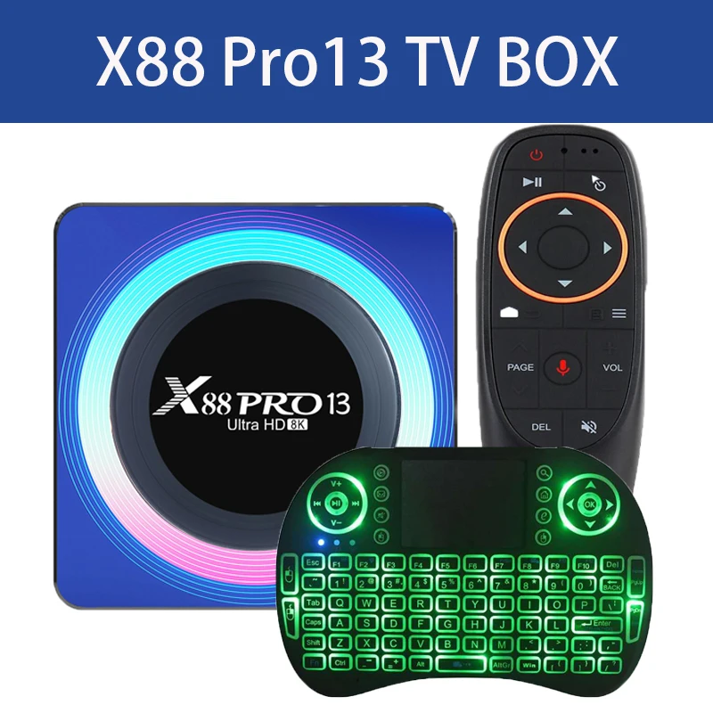 Rk3528 8k Tv Box X88 Pro Android 13 Dual Band Wifi 2.4g&5.8g 5.0 Wifi Media Player Hdr10 Av1 Video Set Top Box