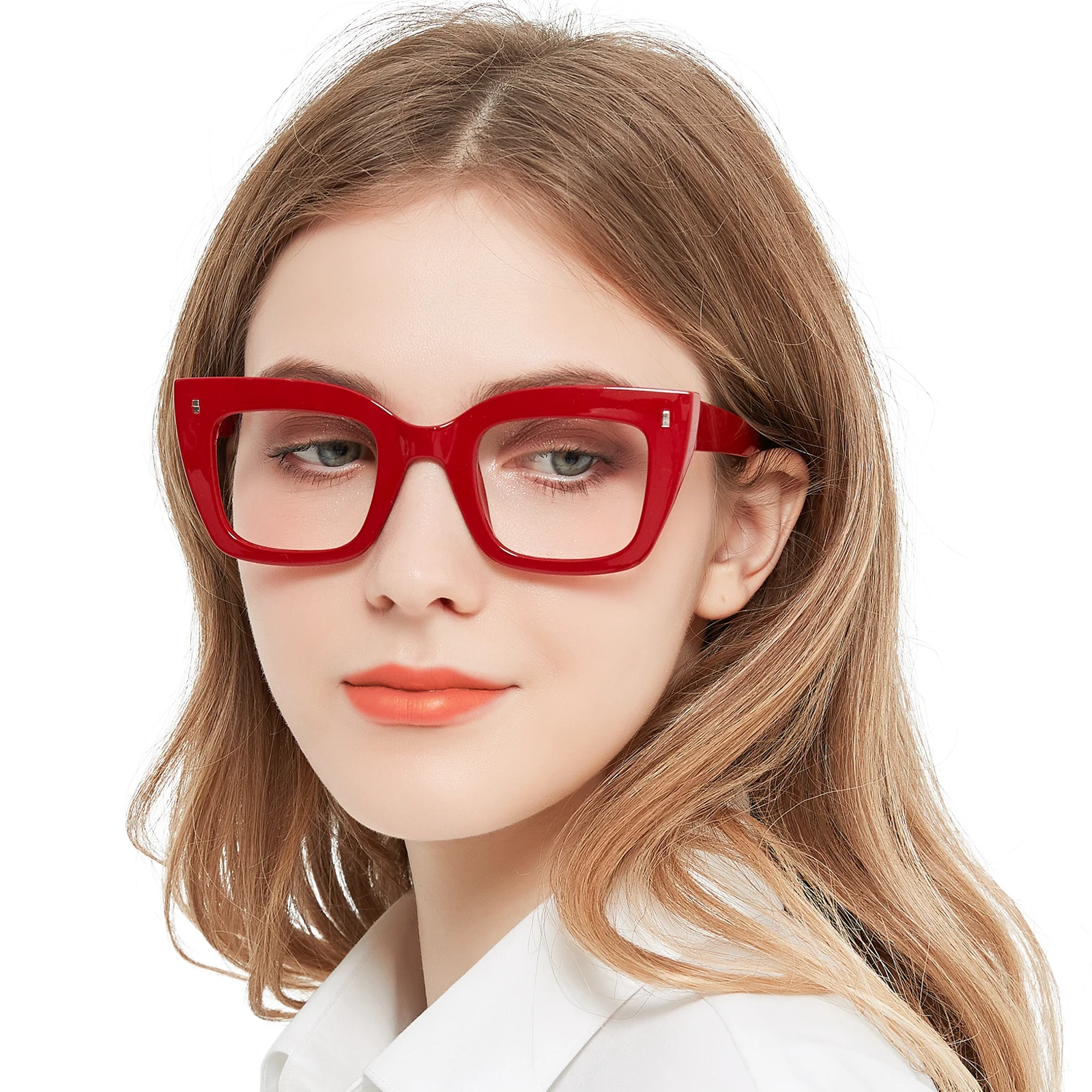 Micro Cat Eye Glasses Women Reading Glasses Fashion Square Frame Optical Presbyopia Glasses Female Prescription Glasses Frame