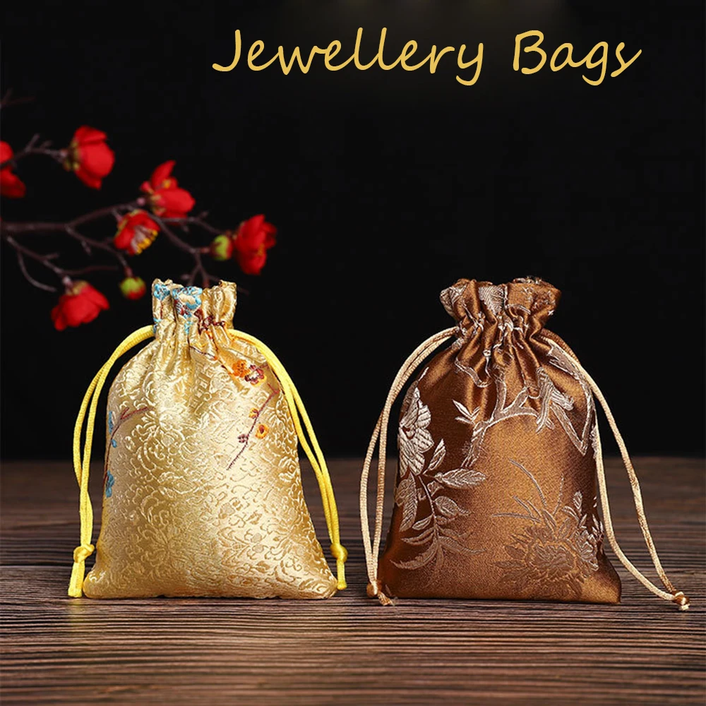 

Mini Candy Drawstring Gift Wedding Party Satin Jewelry Packaging Bag Storage Bag Pouch