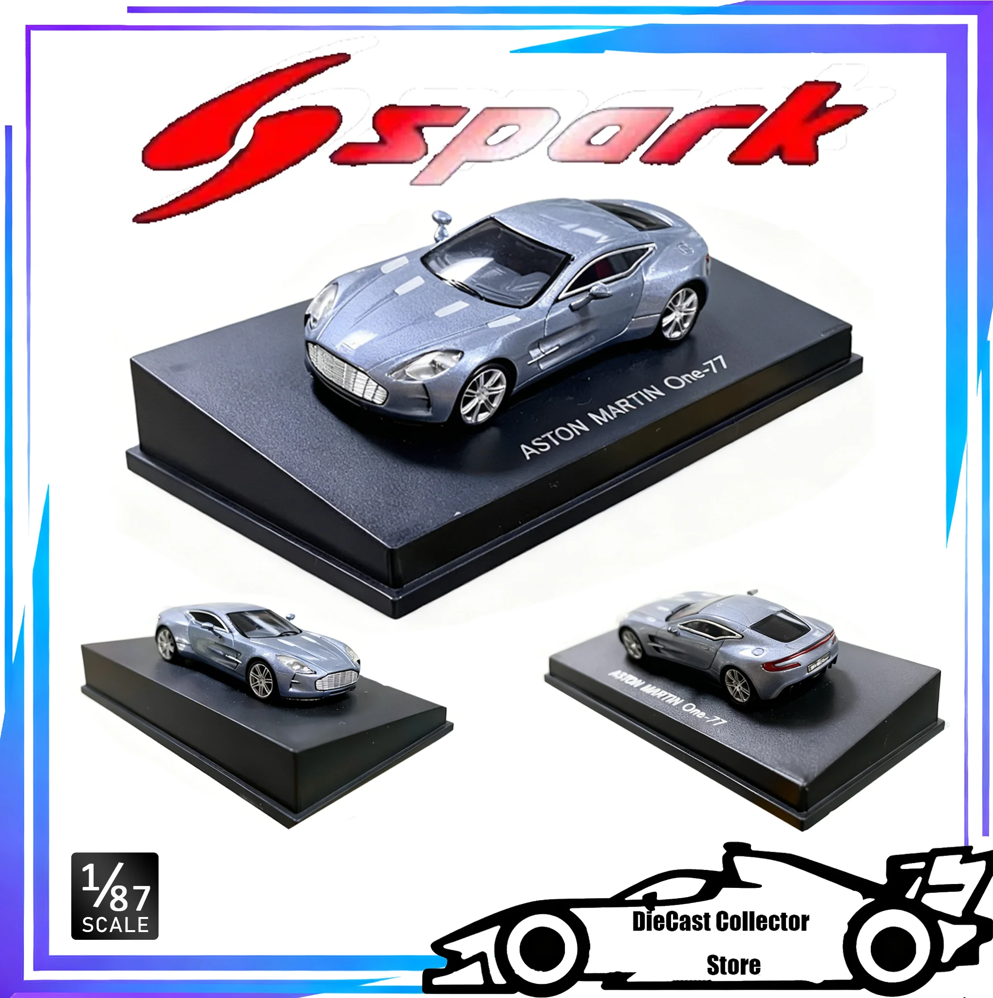 

Spark 1/87 Aston Martin ONE-77 модель автомобиля из смолы из сплава, игрушка в подарок