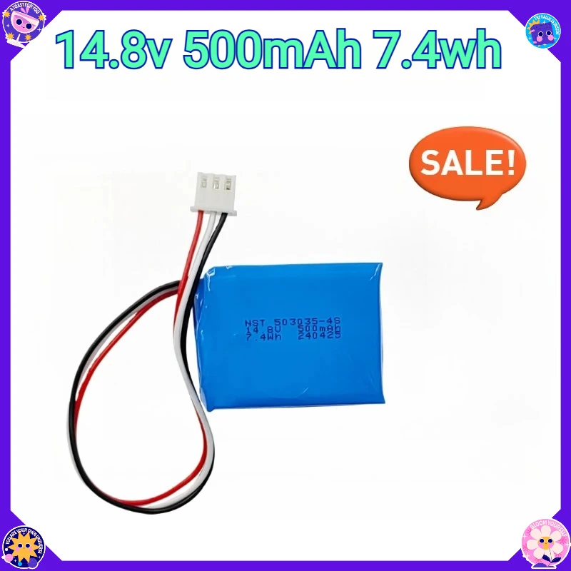 

New Battery 14.8v 500mAh 7.4Wh Rechargeable polymer lithium battery window cleaning robot battery