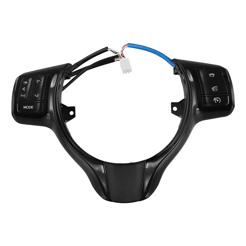 

AS57-Car Multi-Function Steering Wheel Cruise Control Switch Button 84250-0D020 For Toyota Yaris 12-18 Verso-S 12-14