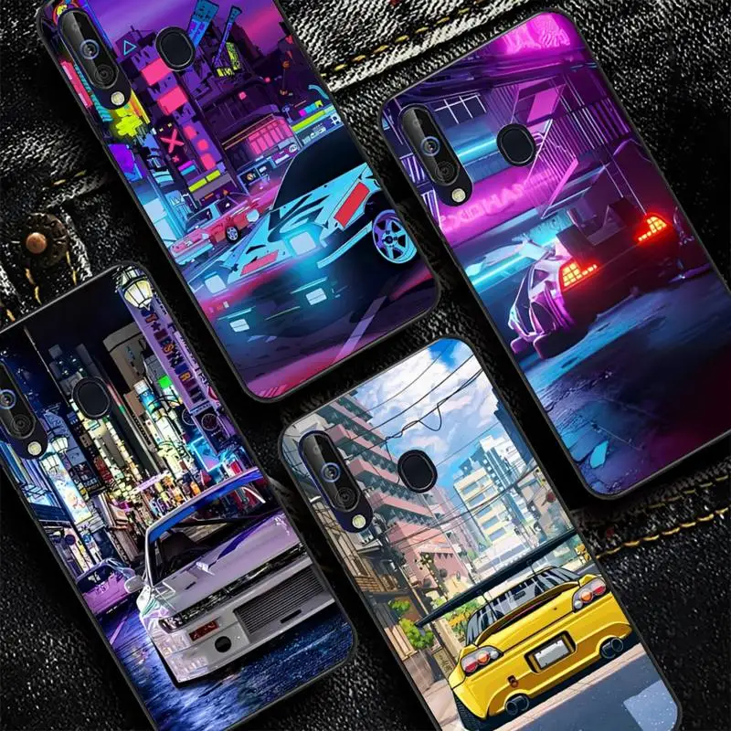 Japan JDM Car AE86 Vaporwave Phone Case for Samsung A51 01 50 71 21S 70 31 40 30 10 20 S E 11 91 A7 A8 2018