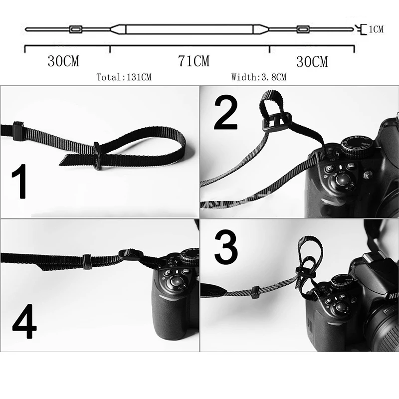 Camera Strap The Safety Buckle Design For DSLR Camera