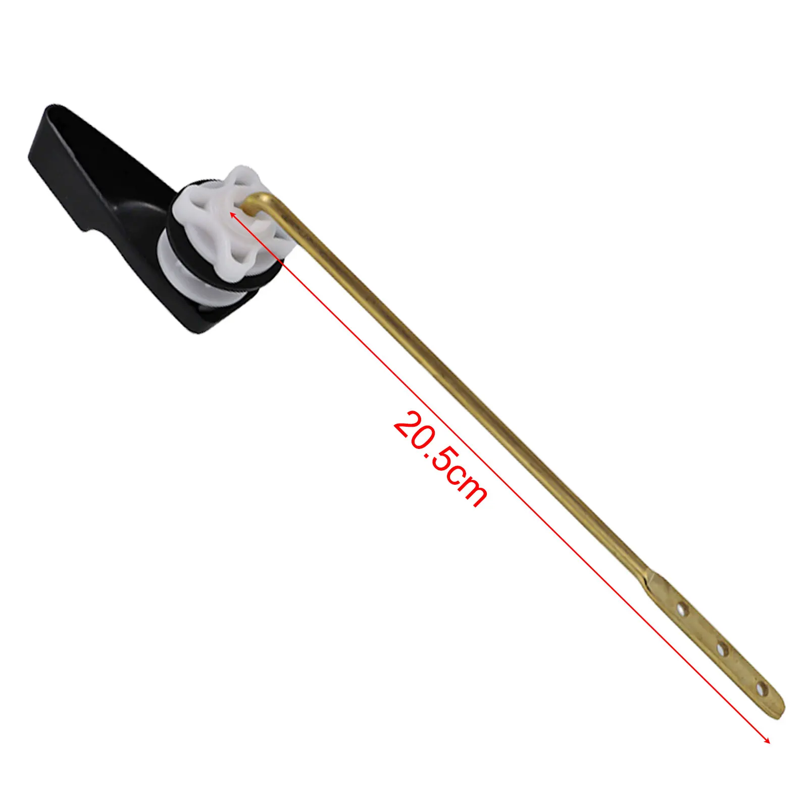 

For Most Toilets Toilet Flush Handle Toilet Tank Flush Lever For Toilet Repair Plastic Nut Included Metal Construction
