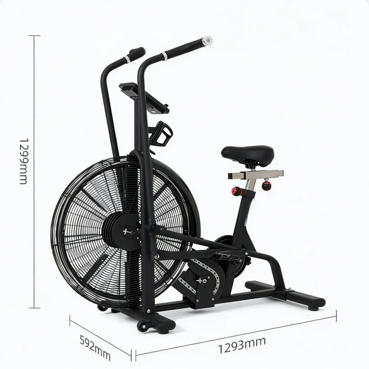 Factory Direct Premium Exercise Bikes Fan Exercise Equipment Fan Bike Heavy Duty for Commercial Gym Use view 4