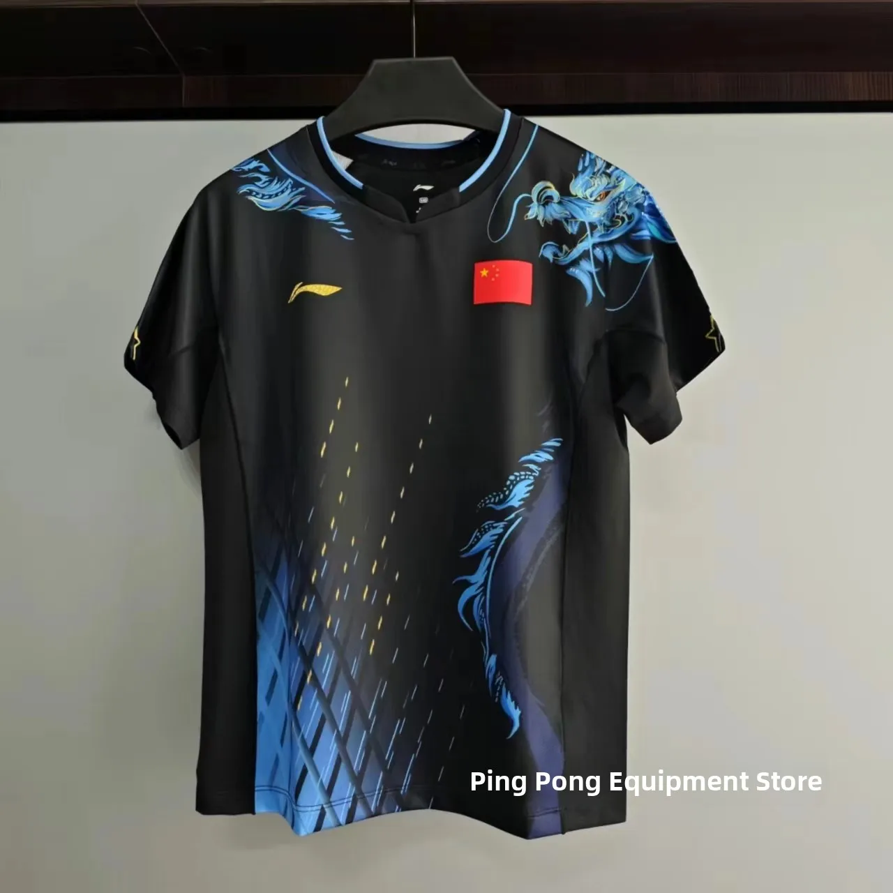 

Детский настольный теннис Paris Li Ning 2024, Cetition irt ort Sve Sports Qui Dry Top для детей, принадлежности для фанатов Fitn