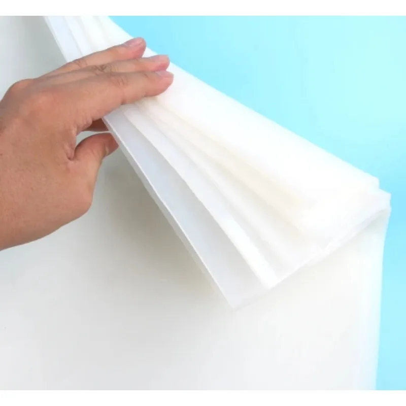 Silicone rubber sheet 500*500mm Clear Translucent Plate Mat High Temperature Resistance 100% Virgin Silikon Rubber Pad