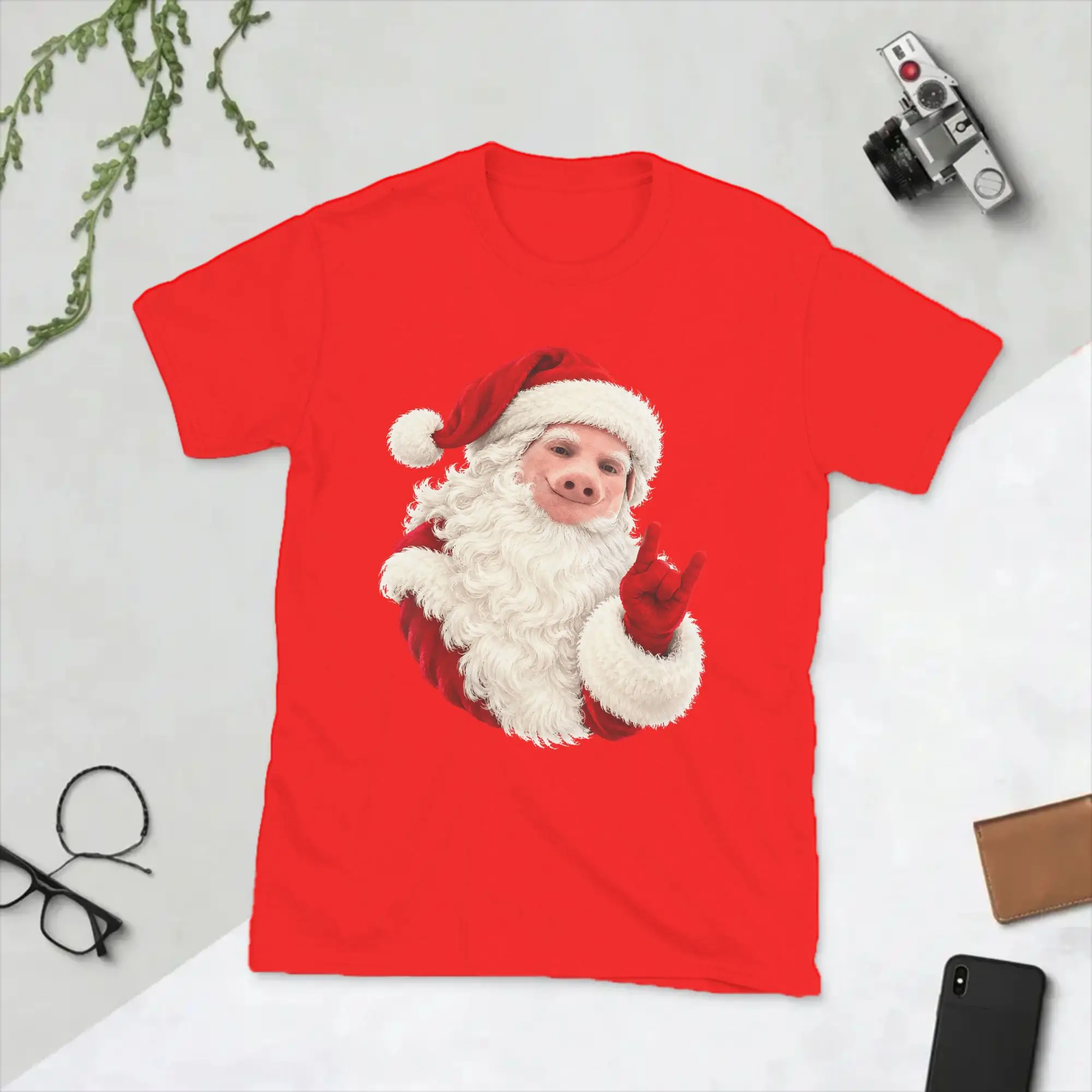 Men's T-Shirts John Pork Funny Christmas Meme Amazing Cotton Tee Shirt Short Sleeve  T Shirt Round Neck Clothing Printed